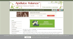 Desktop Screenshot of apellidositalianos.com.ar